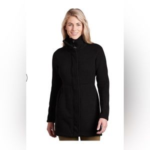KUHL Highland Long Fleece Jacket, zip and snap closure